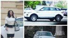 САМО В ПИК И "РЕТРО"! Лили Павлова яхна сама мощен джип - министърката на Борисов предпочита да шофира, вместо да я вози НСО (ПАПАРАШКИ СНИМКИ)