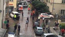 ИЗВЪНРЕДНО ОТ ШВЕЙЦАРИЯ! Мъж с моторна резачка ранил петима души, още го издирват (СНИМКИ/ВИДЕО)