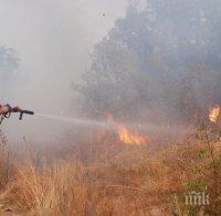 Три къщи са напълно изгорели в село Церковски