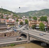Пожар в сградата на грузинската телевизионна компания 