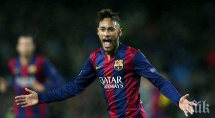 бареслона победи манчестър юнайтед гол неймар съединените щати