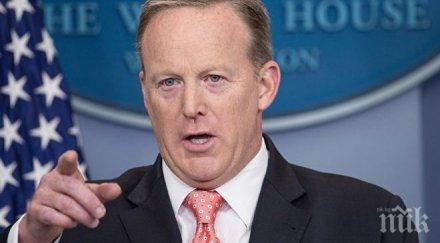 нова роля подалият оставка прессекретар белия дом шон спайсер преговаря работа телевизия