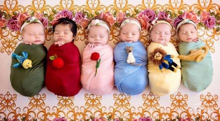 уникално превърнаха бебета приказни принцеси снимки