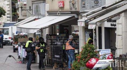 швейцарската полиция арестува мъж нападна застрахователен офис моторна резачка