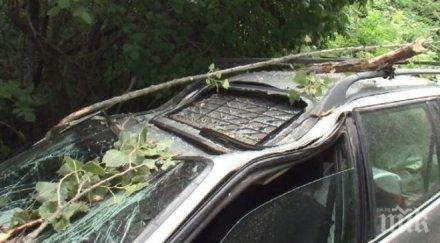 опасен инцидент топола стовари кола великотърновско ранен