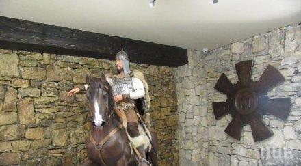 откриват крепостта кирилица плиска входът лева