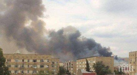 експлозия завод азербайджан ранени