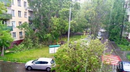 извънредно пик ураган бургас градът тресе мощен вятър видео