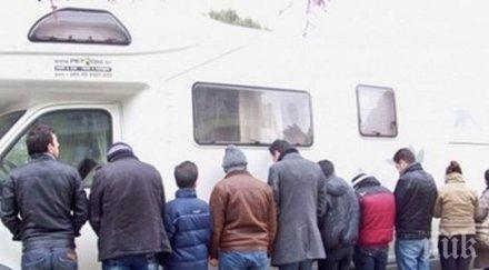 трафик спипаха два буса нелегални мигранти пловдив