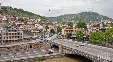 пожар сградата грузинската телевизионна компания рустави