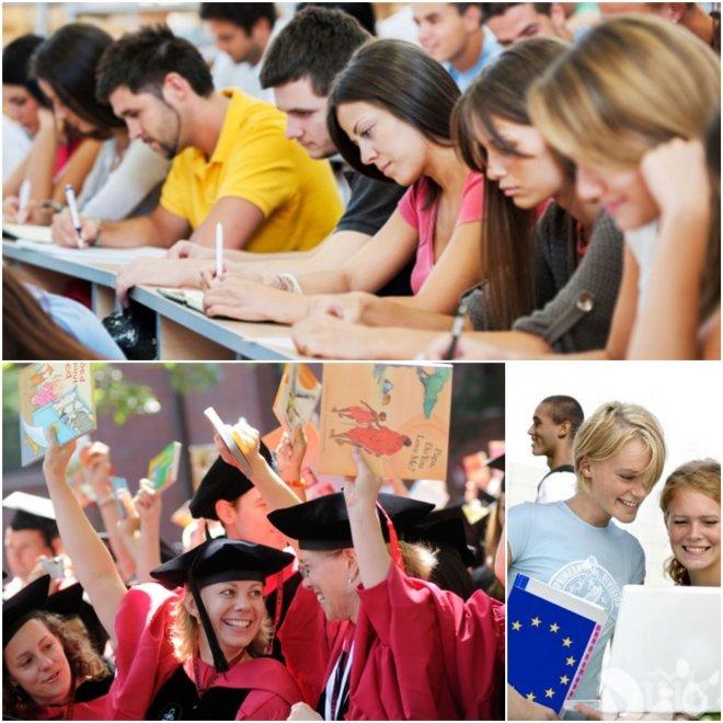 ПЛАШЕЩА ТЕНДЕНЦИЯ! Над 25 хиляди българи учат в чужбина