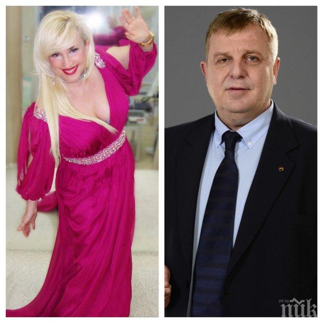 УНИКУМ! Сашка Васева се сродява с министъра на отбраната! Племенникът на чалга дивата става зет на Каракачанов