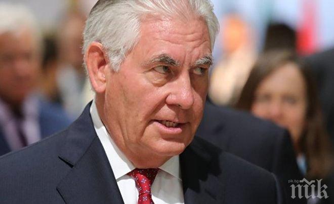 Държавният секретар на САЩ Рекс Тилърсън отрече, че подготвя оттегляне