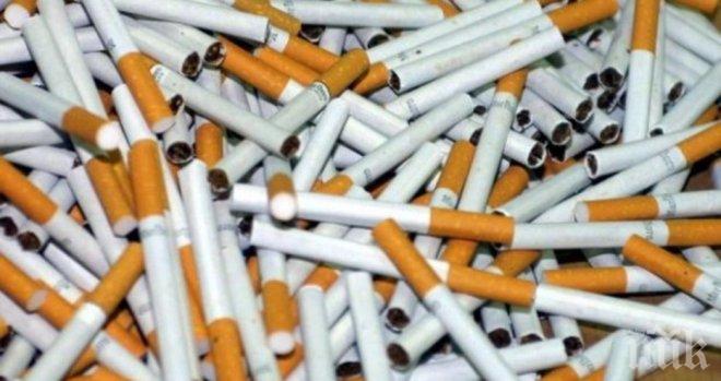 Спипаха 14 800 къса цигари без бандерол на тир паркинг 