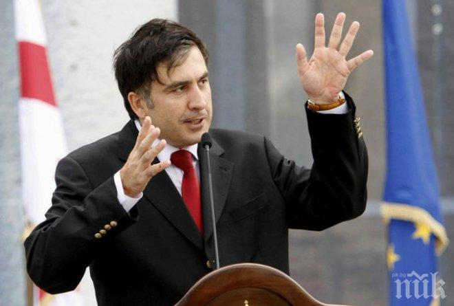 КРУТИ МЕРКИ! Михаил Саакашвили е лишен от украинско гражданство