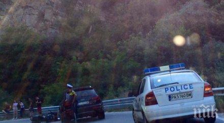 мотоциклетист налетя джип насрещното