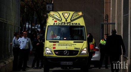 инцидент един загинал осем ранени взрив газ пожар жилищен дом испания