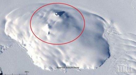 мистериозно видео летателен апарат мина антарктида без остави сянка