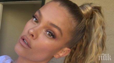 бившата лео каприо показа изпуснал снимки