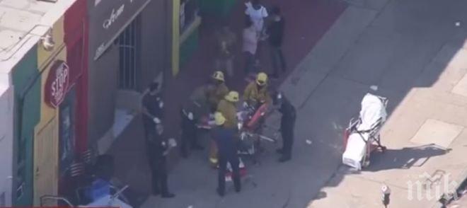 Бус се вряза в пешеходци в Лос Анджелис (ВИДЕО)