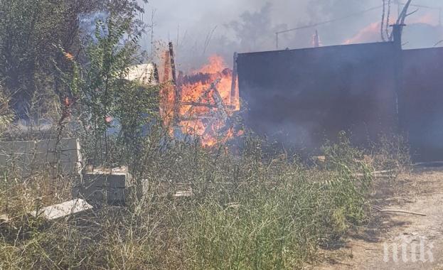 Овладяха горски пожар над село Лисия