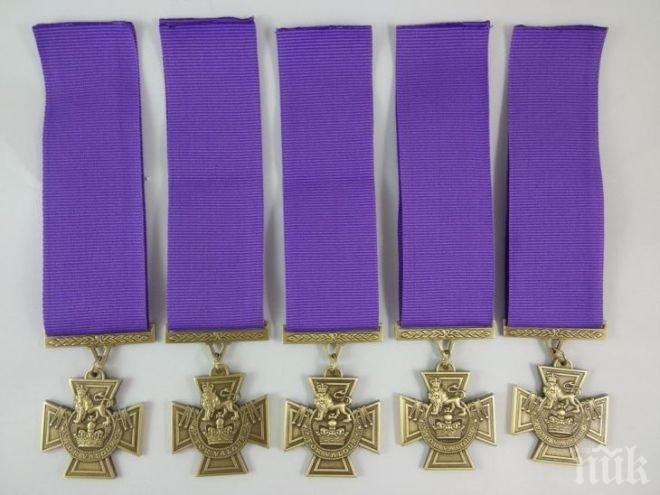 Единственият двукратно награждаван с „Кръста на Виктория“ британски войник през Първата световна война ще бъде обезсмъртен на монета от 5 лири