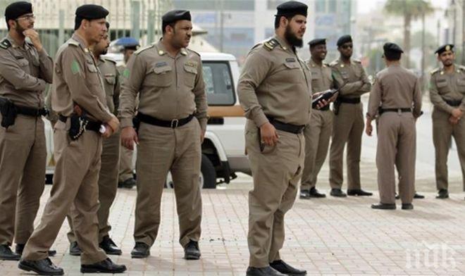 По време на нападение в Саудитска Арабия е убит полицай, а други шестима са ранени