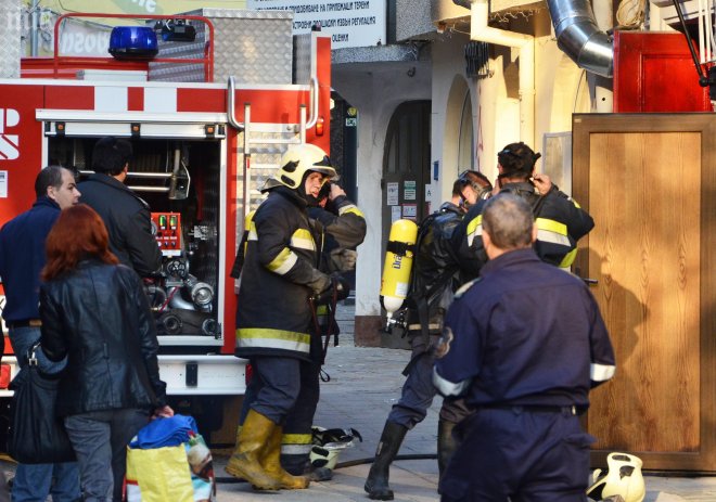 Ресторант гори в центъра на Бургас 