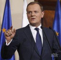 Доналд Туск отправи предупреждение относно бъдещето на Полша в ЕС