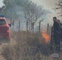 От последните минути! Пожар е обхванал иглолистна гора край село Изворище