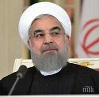 Хасан Роухани предупреди: Иран ще отговори на всяко нарушение на ядреното споразумение

