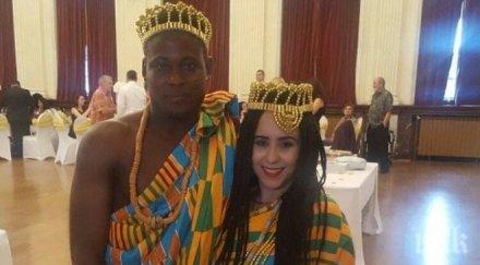 бляскава сватба нашата вики стана африканска принцеса младоженецът синя кръв пие ракия екс после търси цървула българката снимки