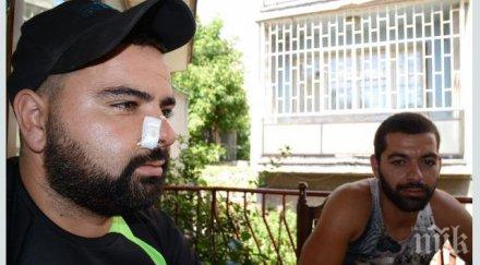 ексклузивно кърваво меле хасковско роми клана кетовците потрошиха братя колове камъни снимки