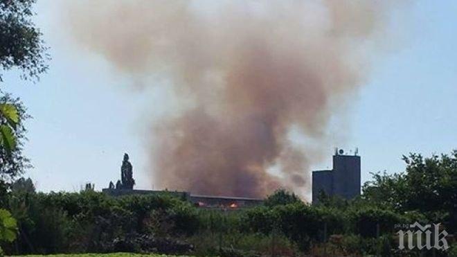 Продължава да гори най-голямата кравеферма у нас