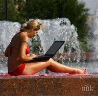 Мобилни чешми спасяват столичани в жегата