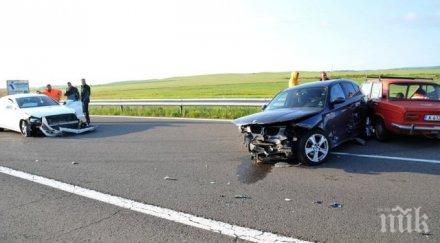 карайте внимателно морето катастрофа кабиле спъва трафика магистрала тракия