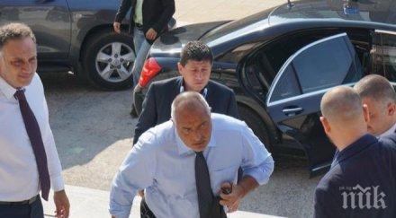 борисов пристигна варна важни срещи снимки