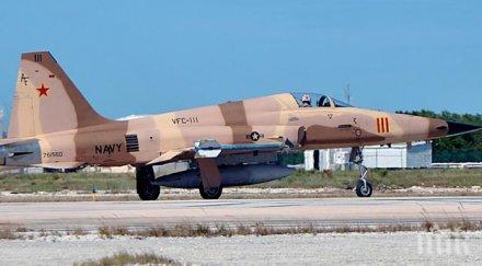 последните минути американски изтребител разбил бреговете флорида