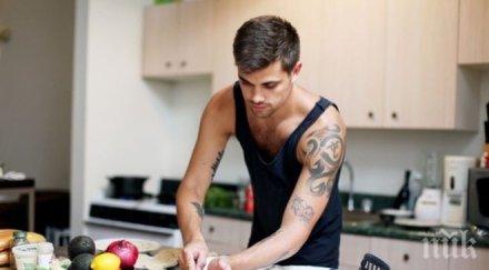 жените намират сексапилни мъжете правят торта