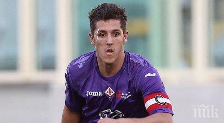 черногорският нападател стеван йоветич завръщане фиорентина