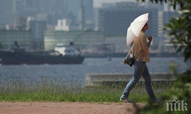 Девет загинали и 5 700 потърсили медицинска помощ заради горещините в Япония за последната седмица

 