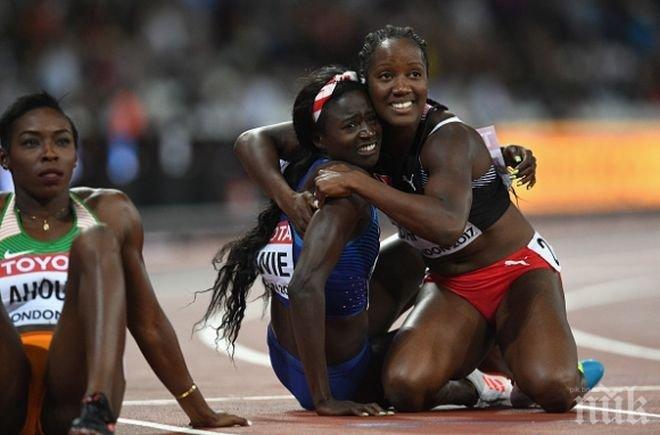 Американски триумф и в женския финал на 100 метра в Лондон