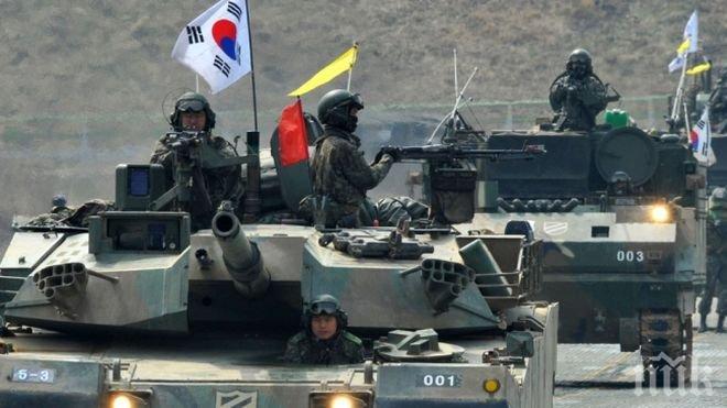 В готовност! Въоръжените сили на Южна Корея ще отговорят незабавно при провокация от Северна Корея