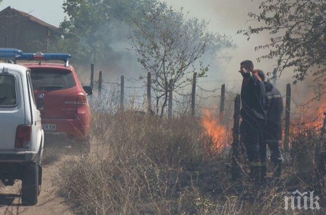 Няма замърсяване на въздуха след пожара край Бургас