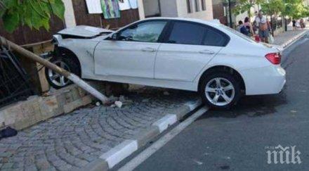 екшън шофьор разби лимузината насред свети влас