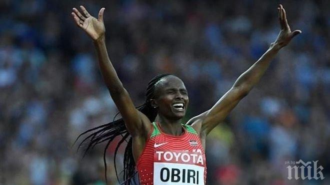 Хелън Обири грабна златото на 5000 метра на СП в Лондон