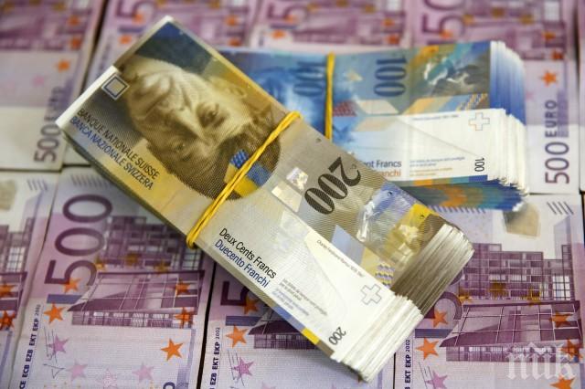 Швейцарският франк поскъпна