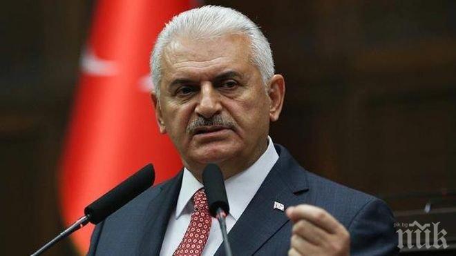 Йълдъръм: Турция няма да позволи формирането на нови държави по южните си граници