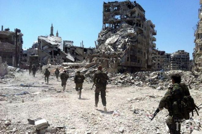 Тотален погром! Сирийската армия превзе последния бастион на ИД в Хомс

