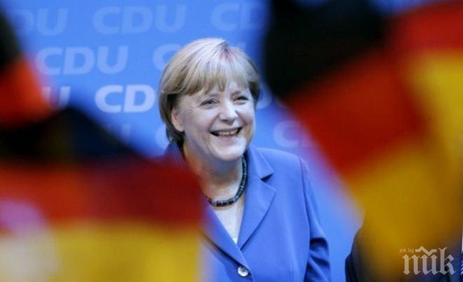 Ангела Меркел има значителна преднина пред опонентите си от ГСДП